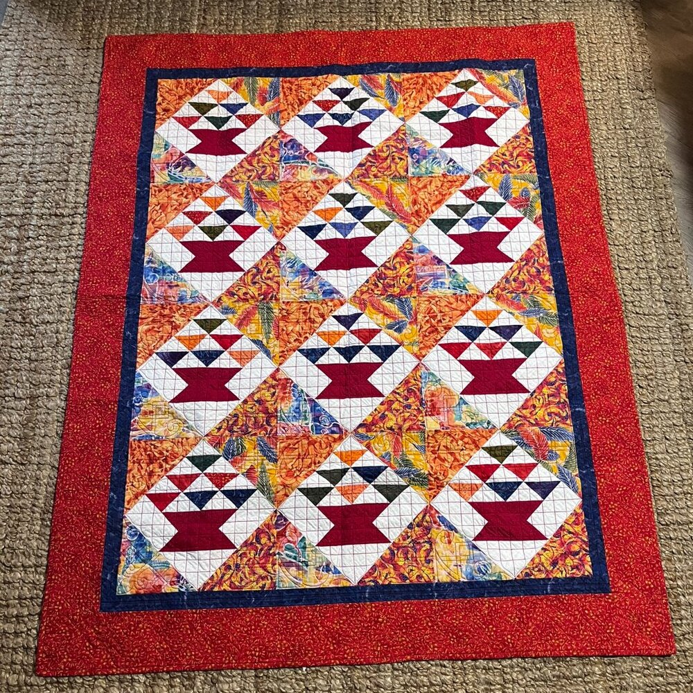 Handcrafted Collector Quilt Jill Leslie Janet Chisholm Signed Textile Wall Art